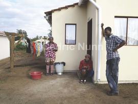This family had just moved into their RDP house within the preceding few days