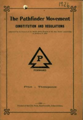 The Pathfinder Movement, Constitution and Regulations 