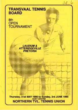 8th Open Tennis Tournament, Pretoria, 31 May - 3 June, 1990