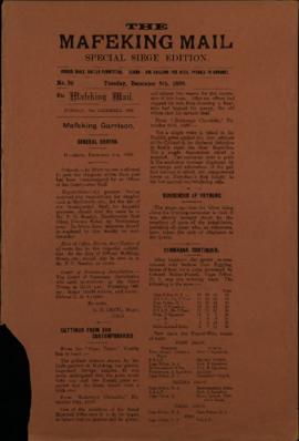 05 December 1899 Issue Number 26