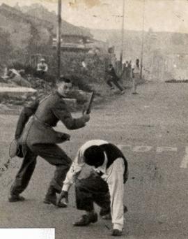Police in action (probably 1950s)