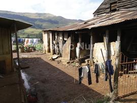 The workers quarters, a familiar sight on many farms around South Africa. Richmond, Kwazulu Natal