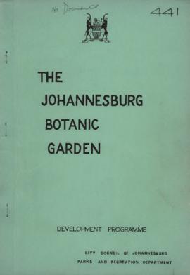 The Johannesburg Botanic Garden: Develop, programme