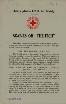 Scabies or The Itch