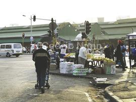 Early Morning Market, due to be demolished to make way for a mall. Durban, Kwazulu Natal