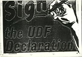 UDF leaflet: Sign the UDF Declaration
