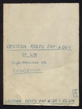 Western Reefs Exp. & Dev. Co., Ltd., Anglo-American, Etc
