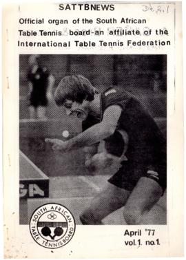South African Table Tennis Board News, April 1977