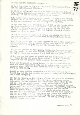 Statements by Brigadier T.J Swanepoel, p77-78