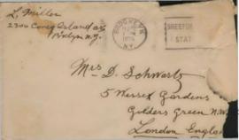 Letter from Louis Miller to Dora, New York