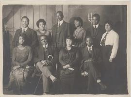 Group of South Americans and a Nigerian (identified on verso) Back row, left: S T Plaatje, c1922 ...