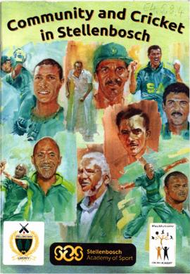 Brochure published to honour South African Cricket legends by the Stellenbosch Academy of Sport