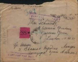 Letter to Dora, with notes to Hilda, Vera and Olga, Moscow