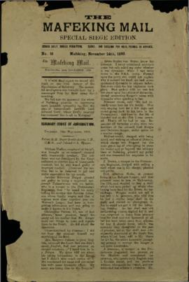 24 November 1899 Issue Number 18