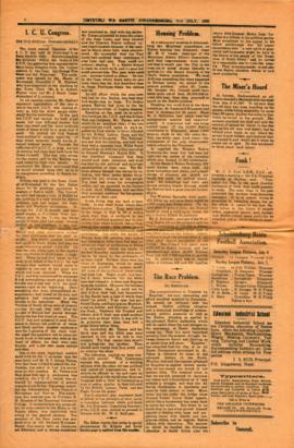 Press clippings on 'Native Affairs' 1920's. (Folio item)  16