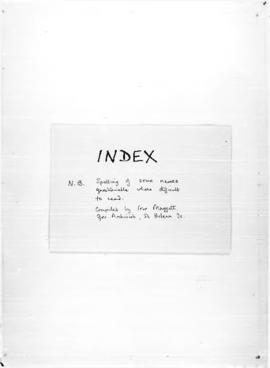 Index of Registers