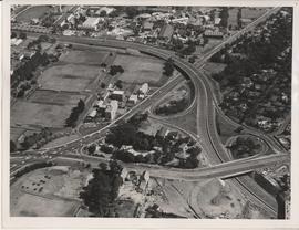 Birds eye view of North-South Motorway (M1) at Empire and Jan Smuts Avenue