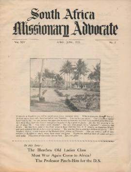 South African Missionary Advocate, Volume 14, Number 2