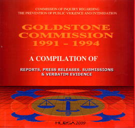 Goldstone Commission 1991-1994, Compilation of documents