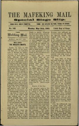14 May 1900 Issue Number 142