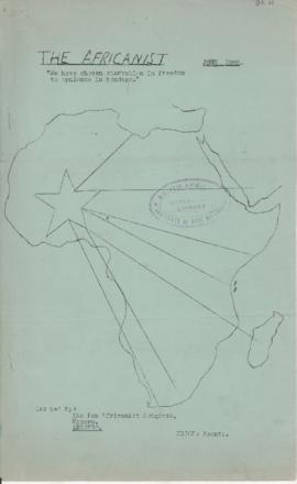 The Africanist, issued by the Pan Africanist Congress, Maseru