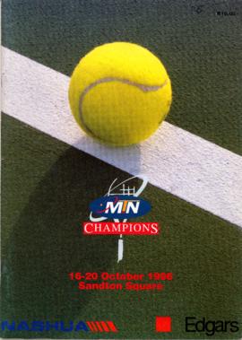 Brochure on the Champions Tour in Johannesburg, 16-20 October 1996