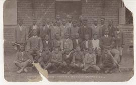 Lyndhurst Road School, Kimberley, Standards 4, 5 and 6. 1915 February 24. (Front row, 3rd from le...