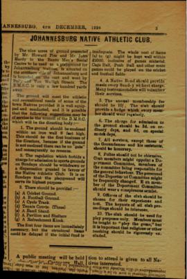 Press clippings on 'Native Affairs' 1920's. (Folio item)  11