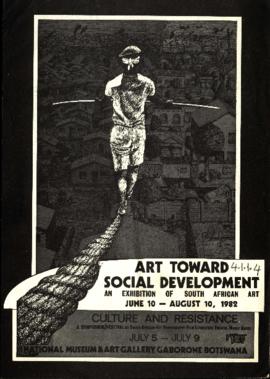 Art Toward Social Development Exhibition Flyer