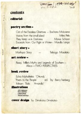 Newsletter 1981, Vol. 3, No. 1
